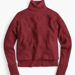 J. Crew Turtleneck sweater with side slits in supersoft yarn